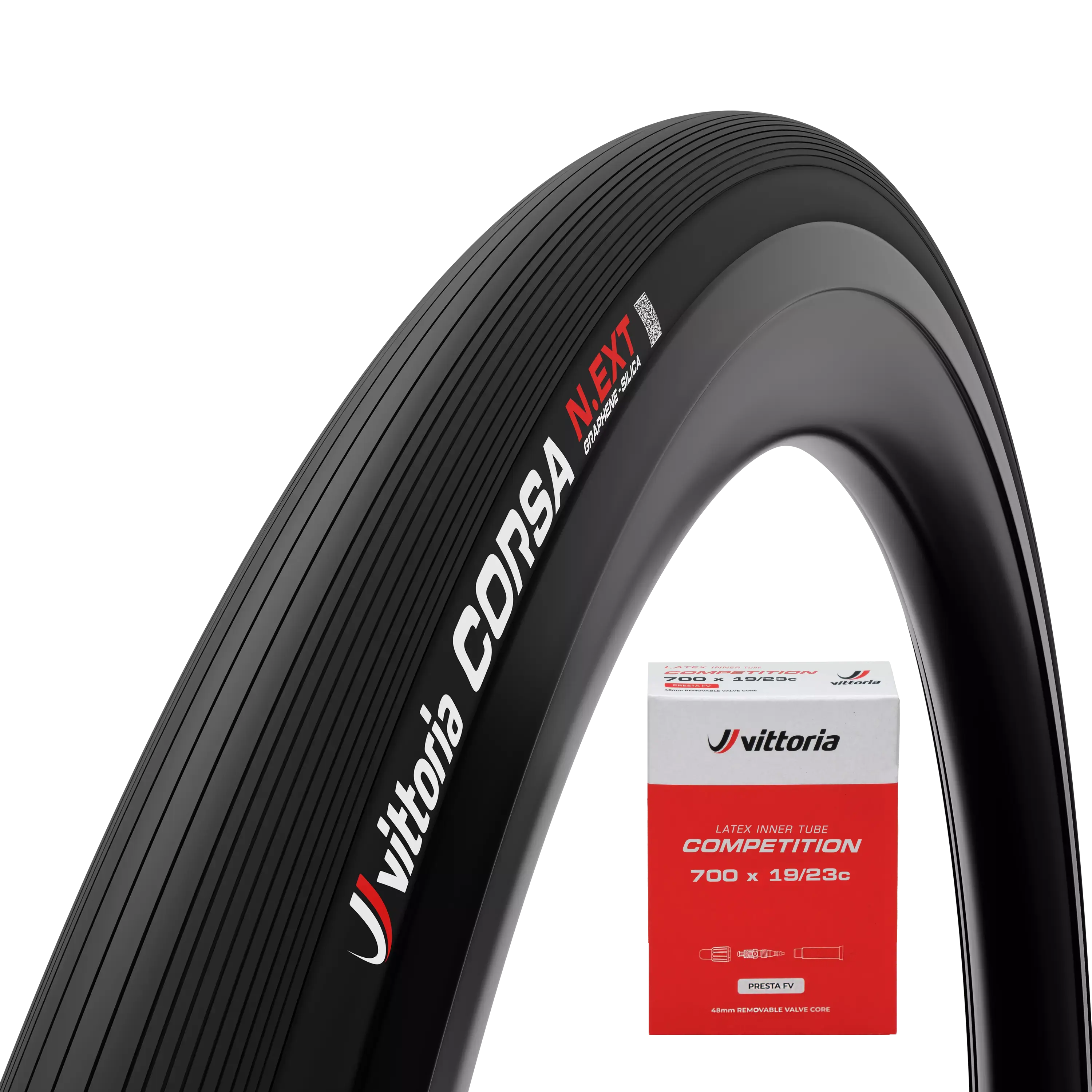 Corsa N.EXT Tube-Type + Competition Latex inner tube Bundle