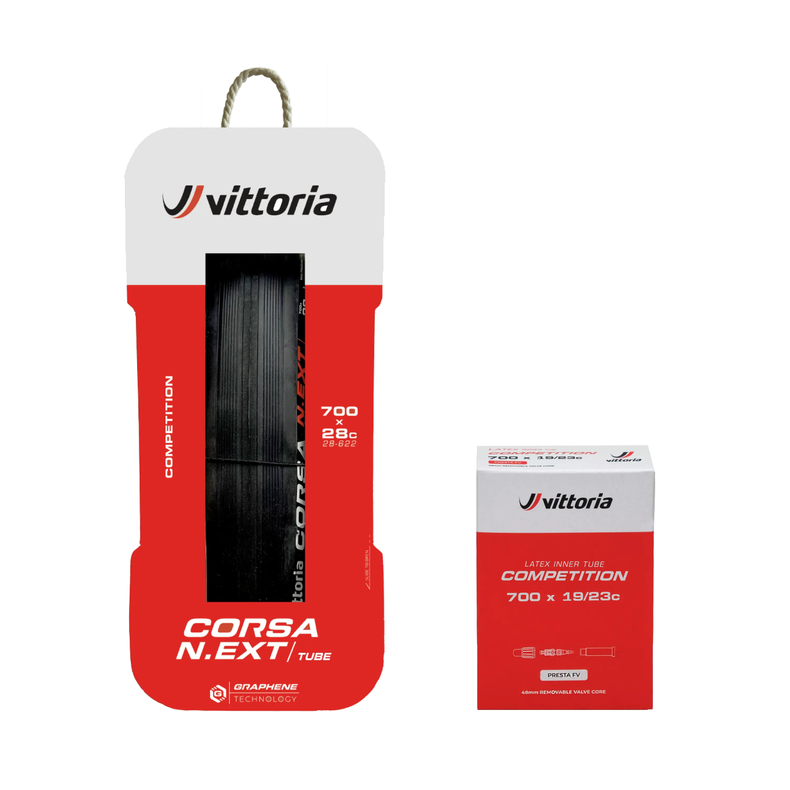 Corsa N.EXT Tube-Type + Competition Latex inner tube Bundle