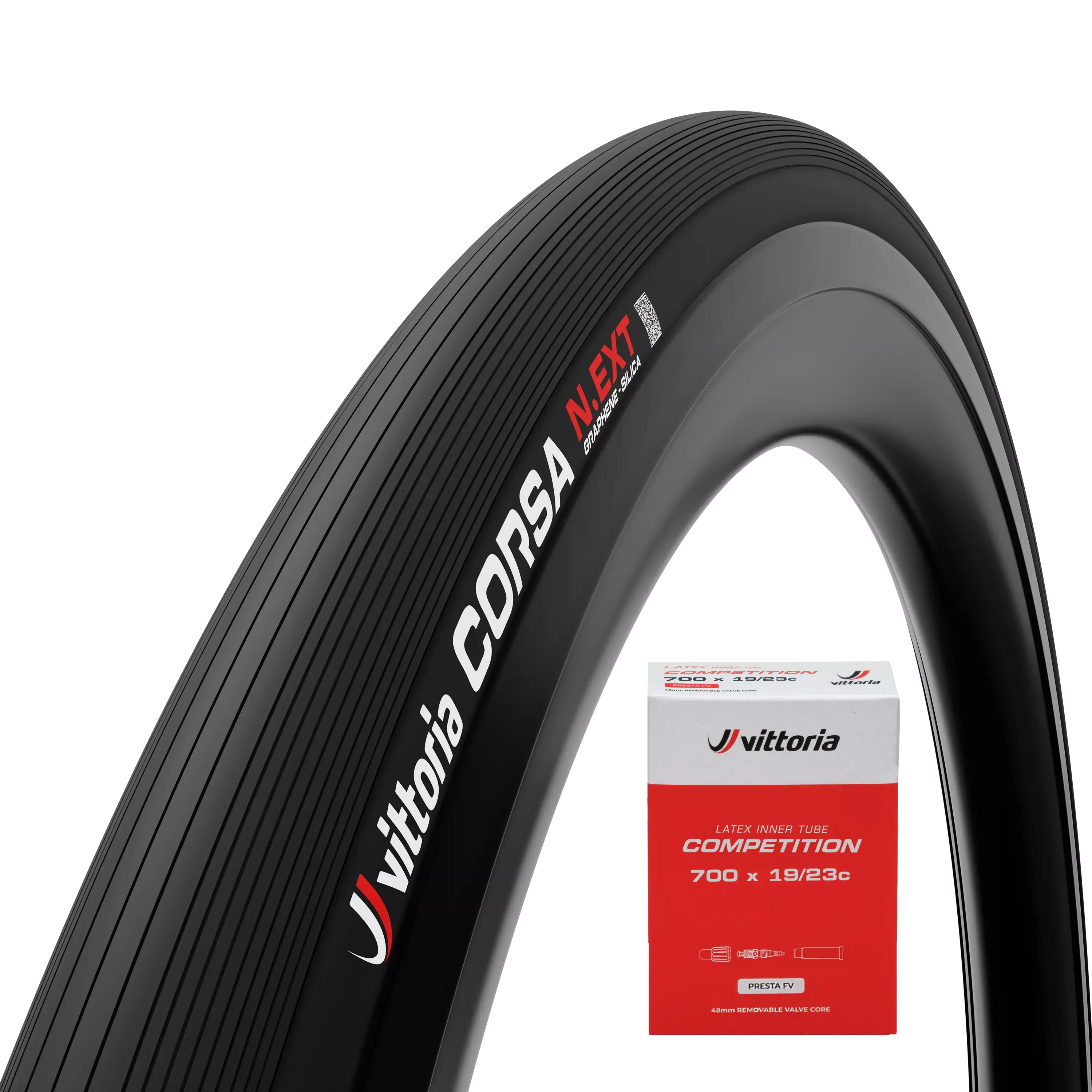 Corsa N.Ext + Competition Latex inner tube Bundle