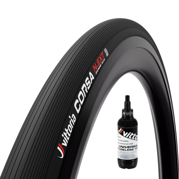 Vittoria Corsa N.EXT + ユニバーサルシーラント Corsa N.Ext + Sealant Bundle - Competition Tires | Vittoria